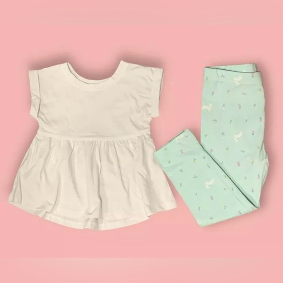 Cat & Jack Other - Cat & Jack, dress and legging set, size 2, set for girl